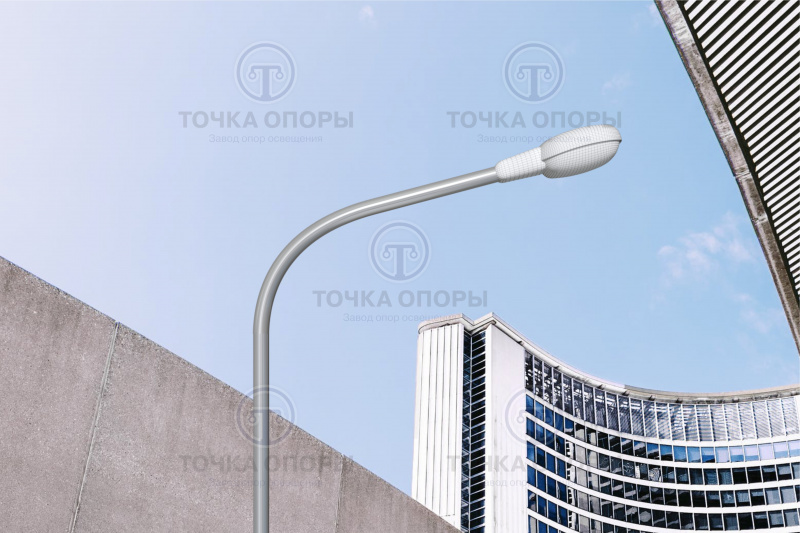 К1-0,5-0,5-Ф4 консольный однорожковый кронштейн