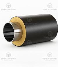 Труба ППУ 125х45х3 мм ПЭ 2 ГОСТ 30732-2006