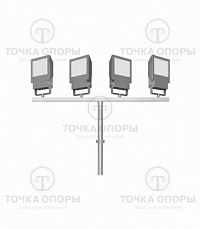 К61 0,2-0,2 однорожковый торшерный (парковый) кронштейн